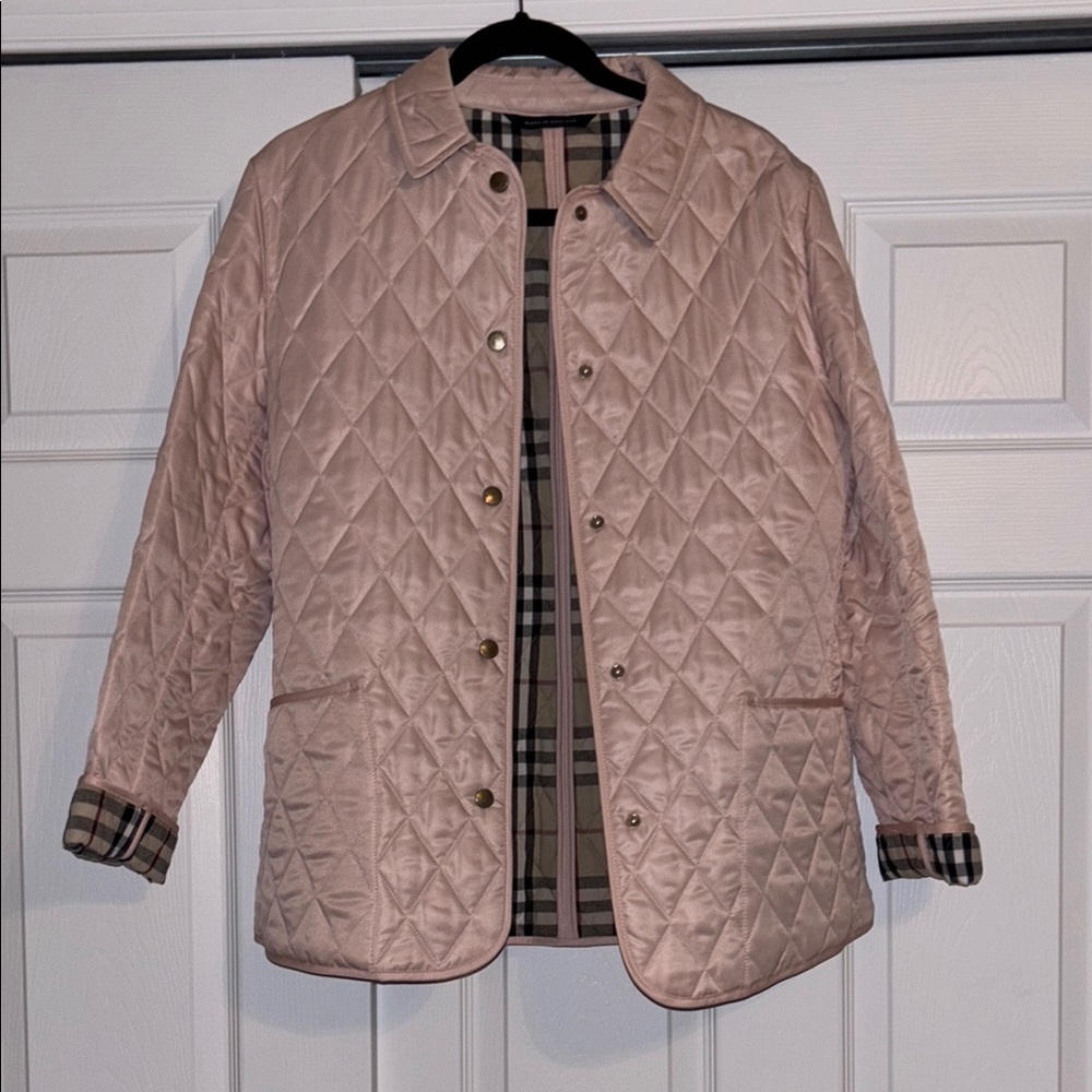 Burberry Quilted Pink Jacket